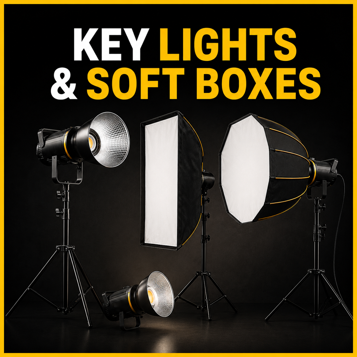 Key Lights & Soft Boxes