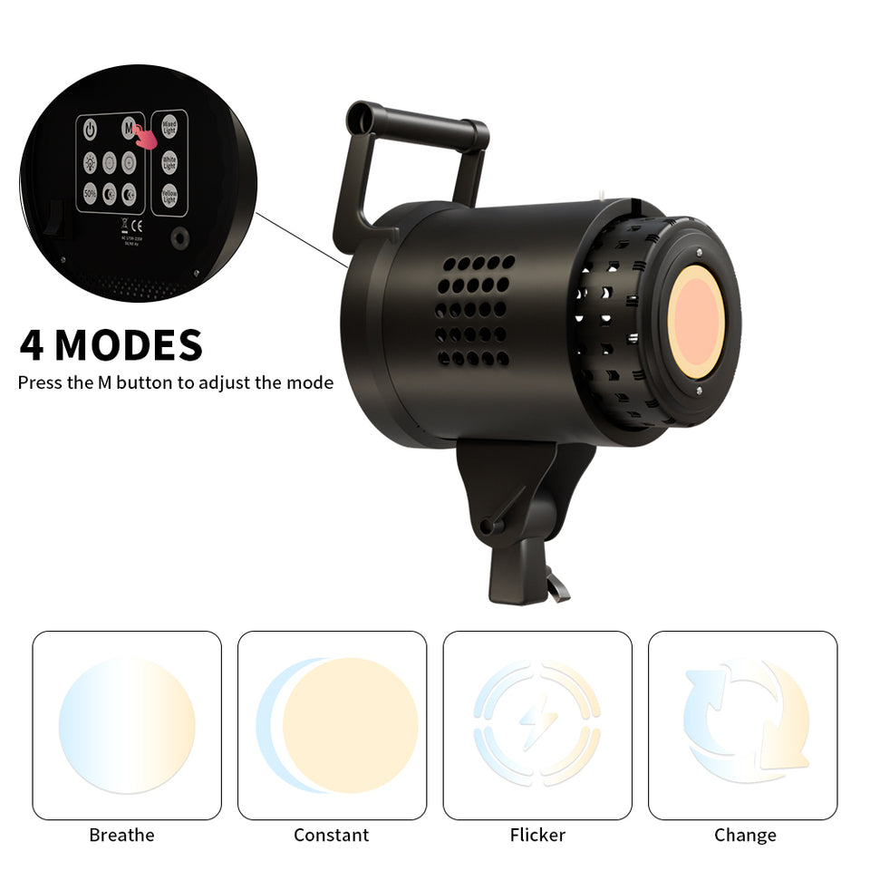 COB 200W LED Video Light