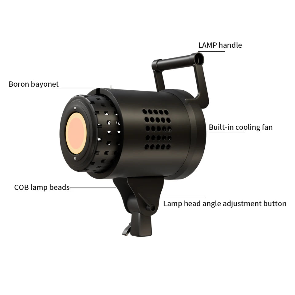 COB 200W LED Video Light