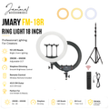 JMARY FM-18R 18-Inch Ring Light