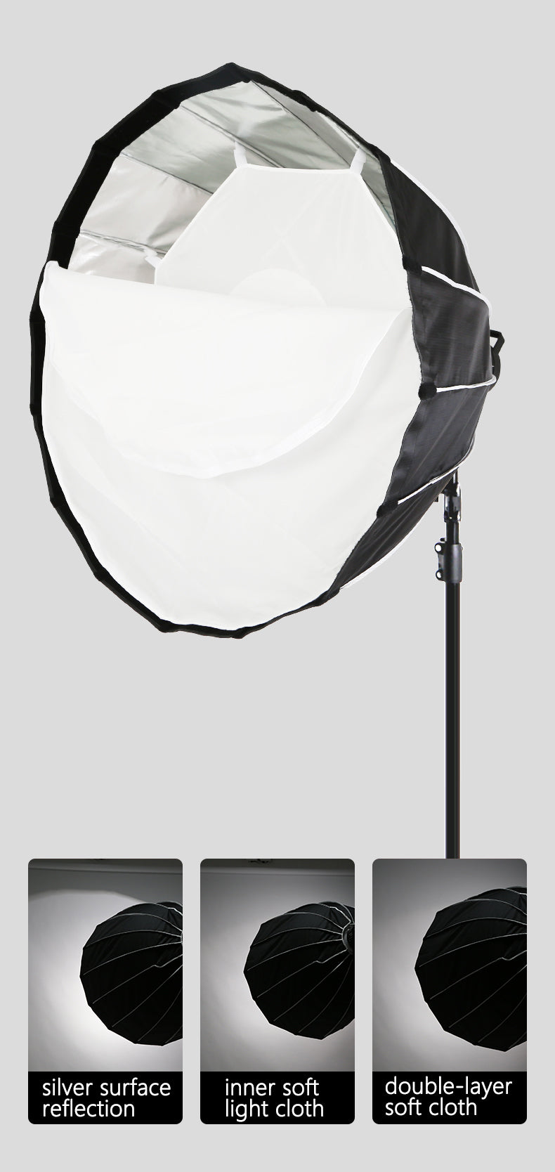 PARABOLIC SOFTBOX 90CM