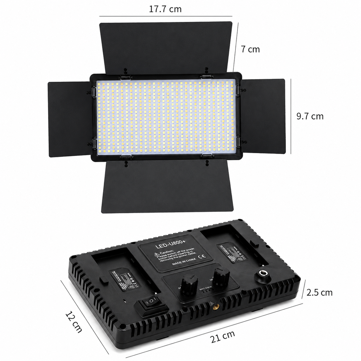Pro 800 LED Video Light Kit with Tripod & 2 Batteries